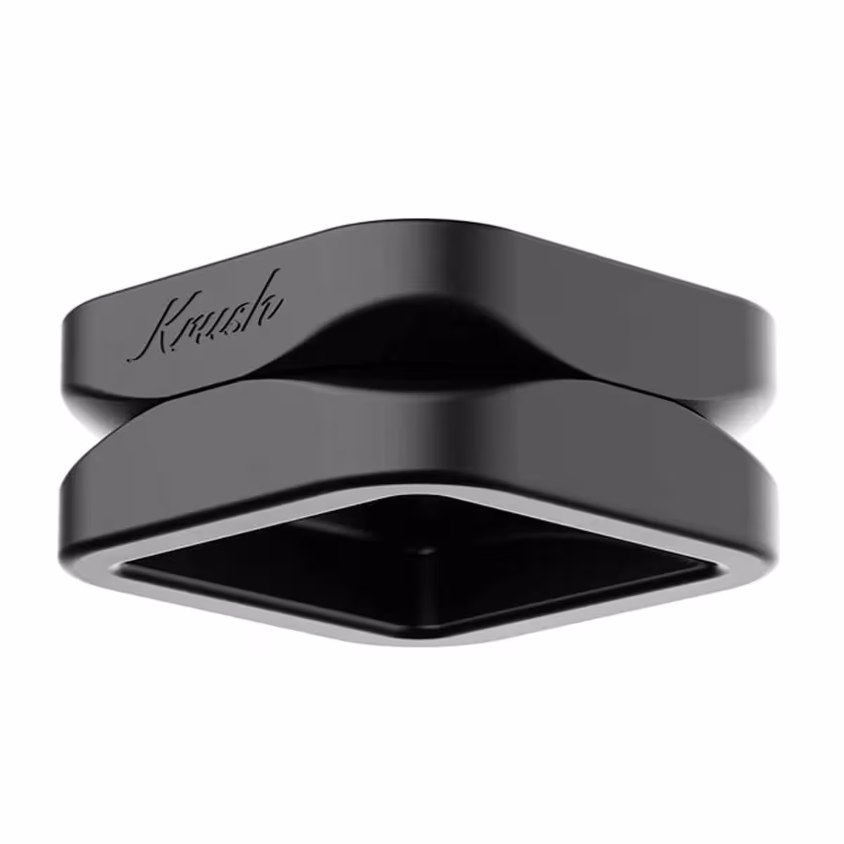 Krush-Kube-2.0-XL-Aluminium-Grinder-2-Parts-75mm-Black